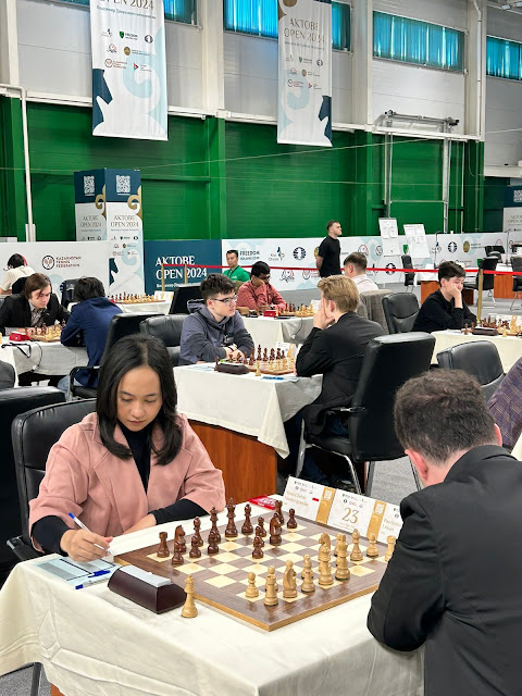 东加里曼丹国际象棋运动员奋战哈萨克斯坦，满怀热情迎接第四轮比赛